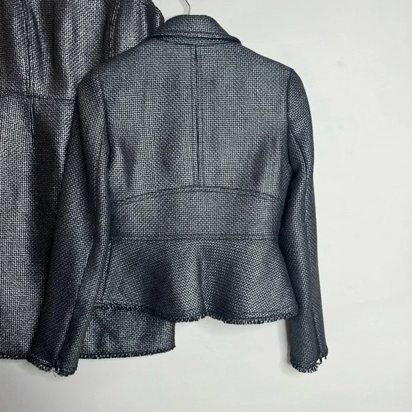 Banana Republic Gunmetal dress & jacket size 4 - Picture 3 of 15